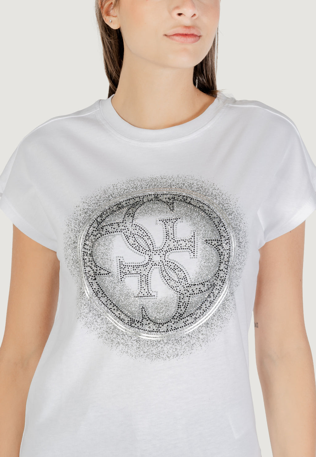 T-shirts Guess CN SS 4G SHADED HOTFIX