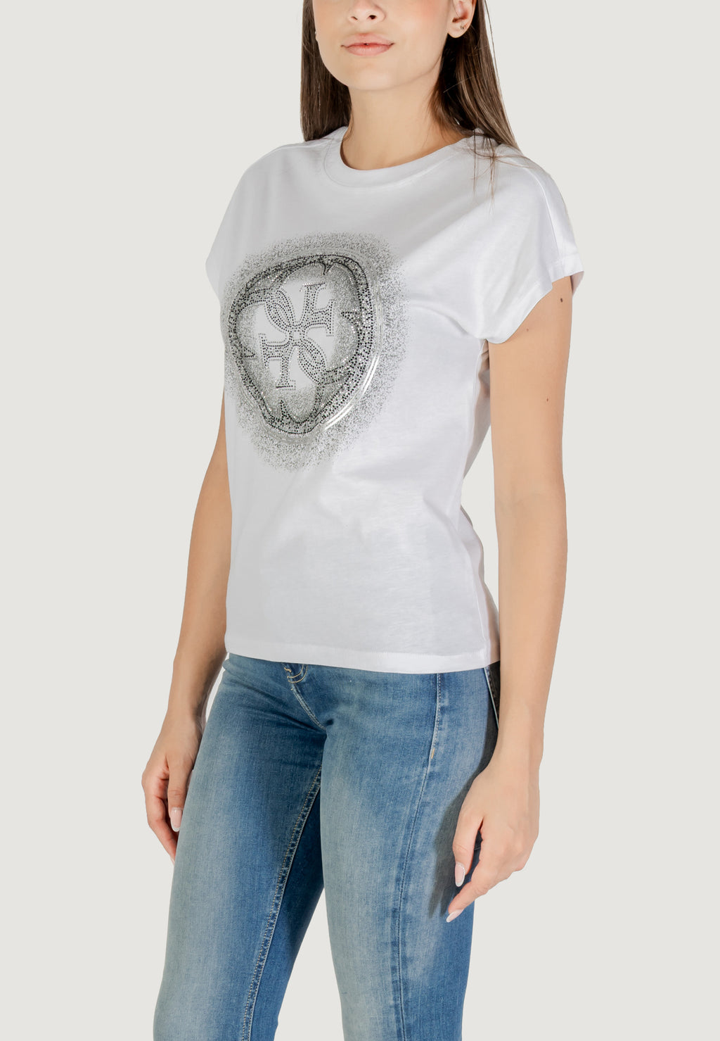 T-shirts Guess CN SS 4G SHADED HOTFIX