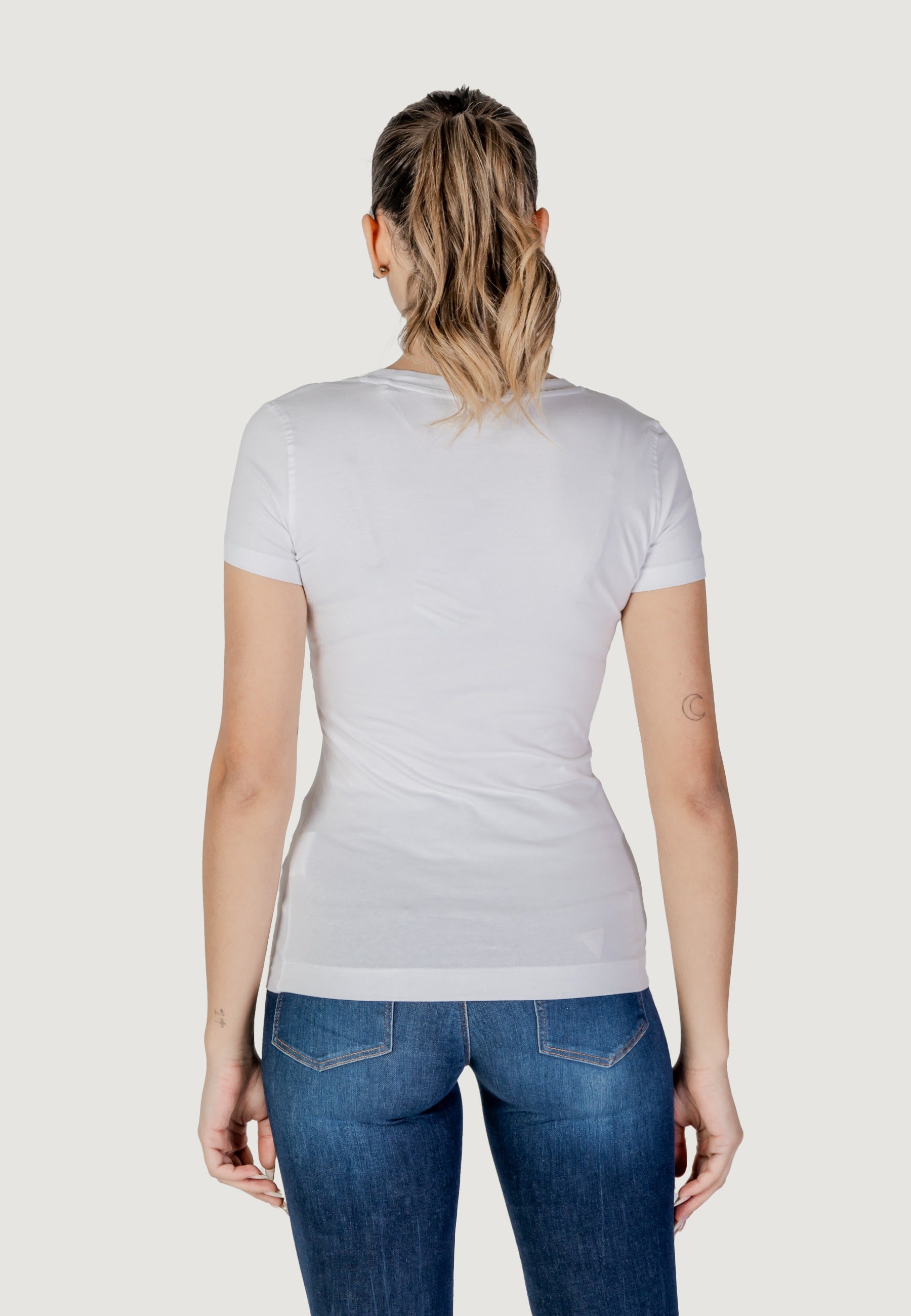T-shirts Guess CN SS GLITTER DEGRAD