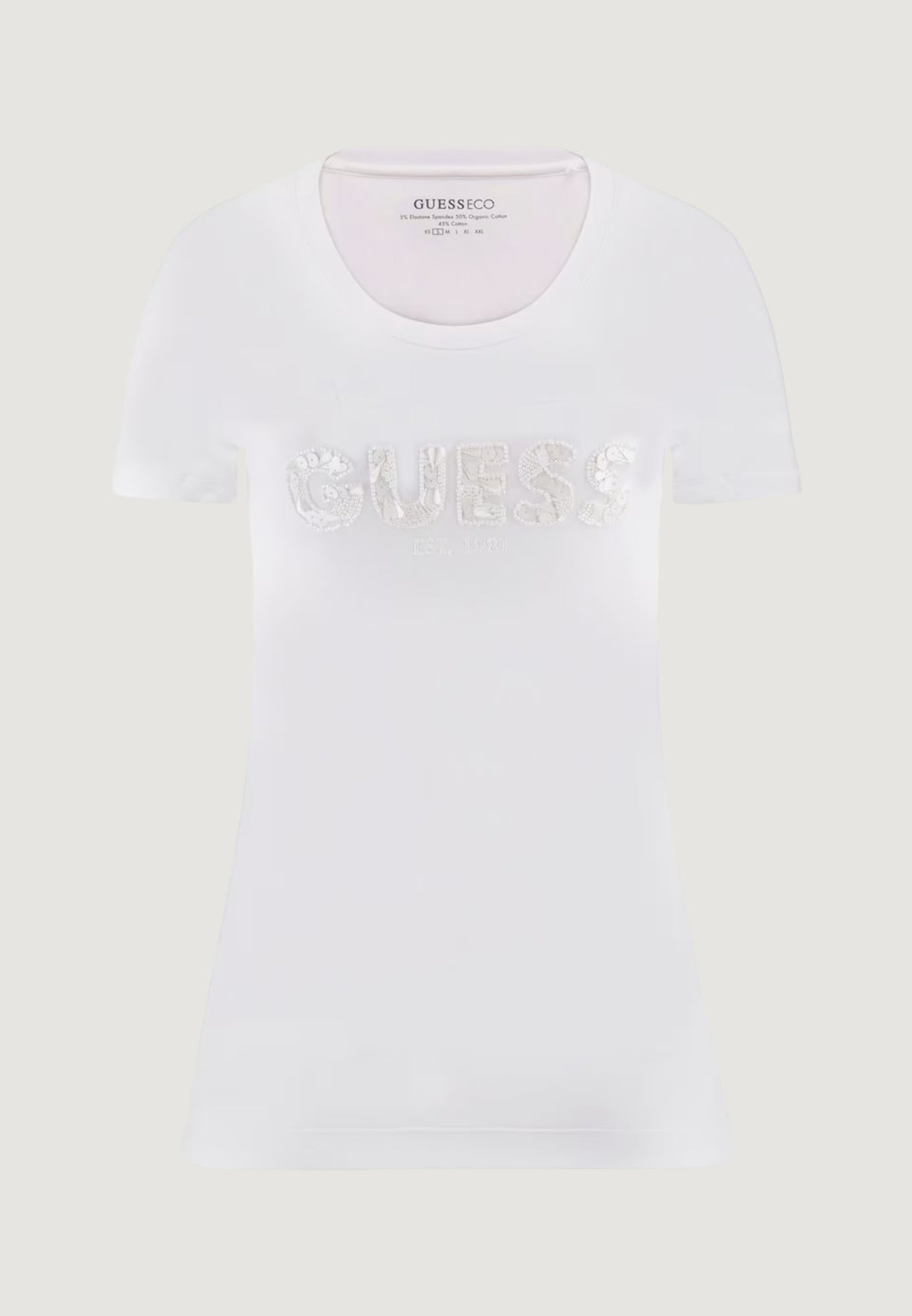 T-shirt Guess CN SS LOGO SEGQUINS