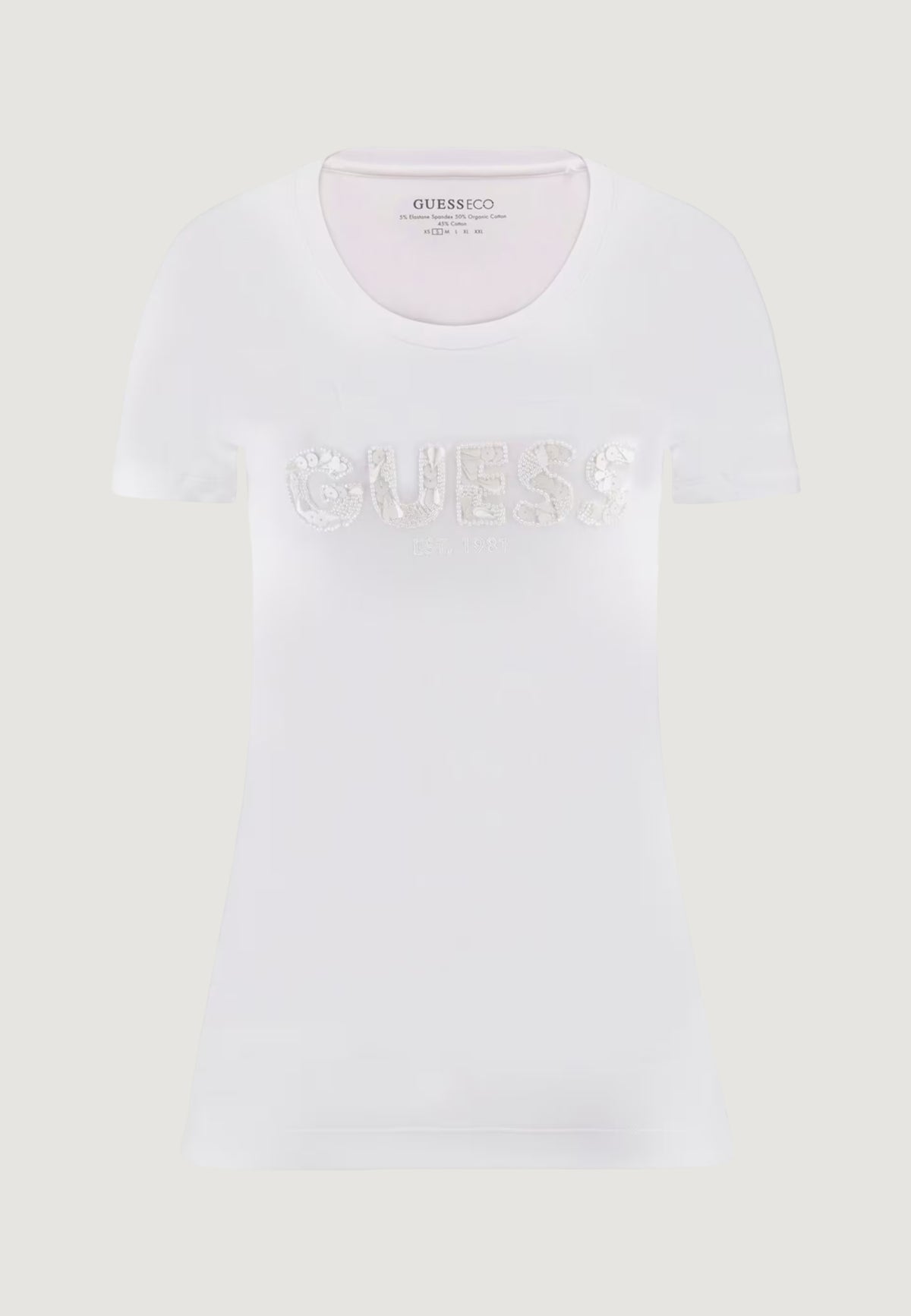 T-shirt Guess CN SS LOGO SEGQUINS