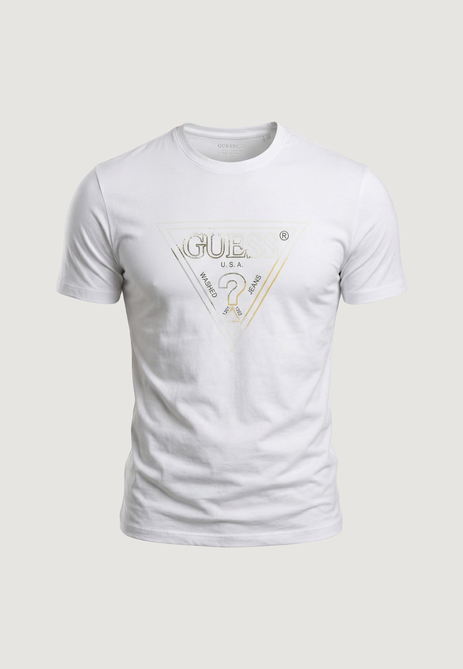 T-shirt Guess CN SS TRIANGLE HD MULTICOLOR T