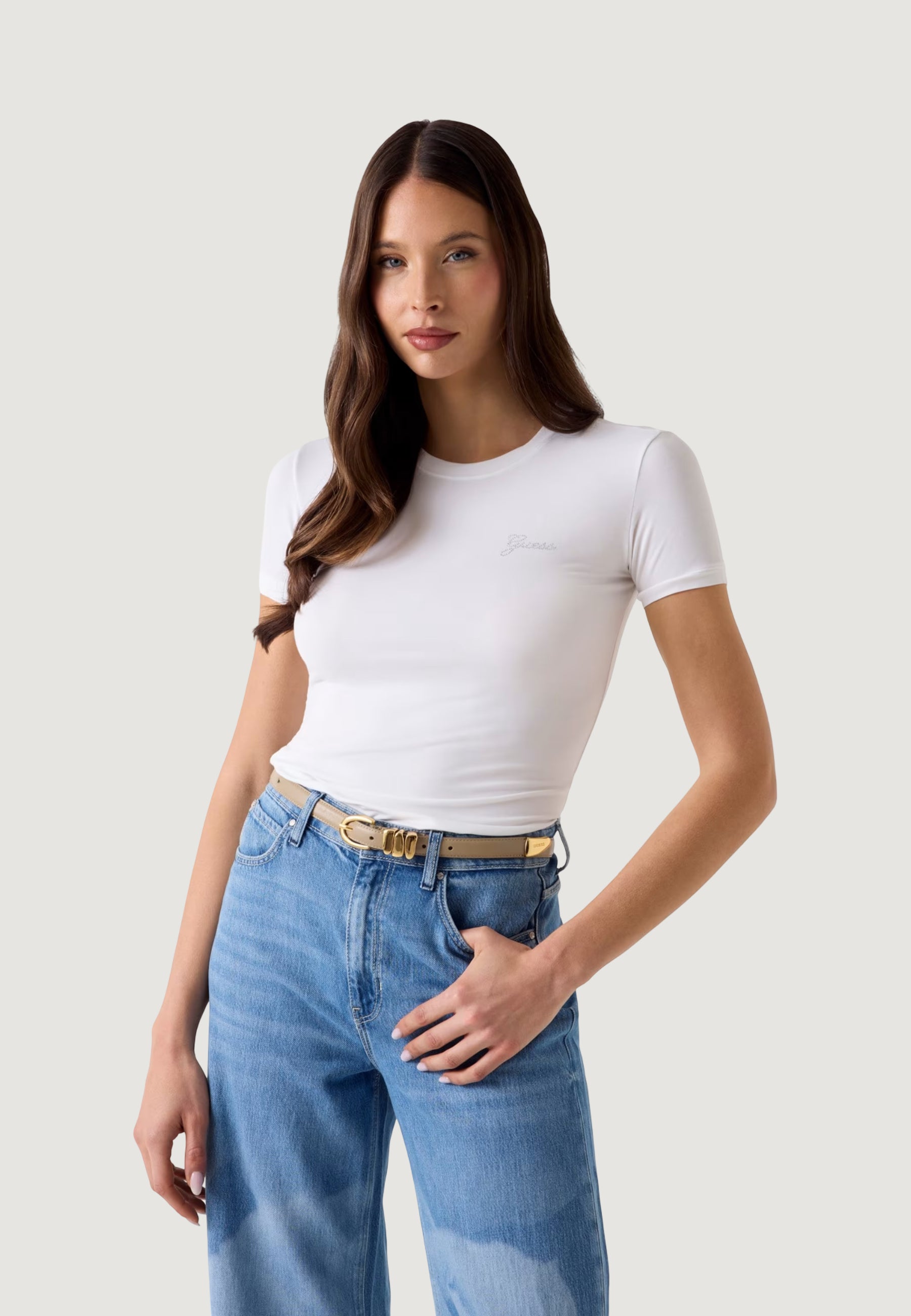 T-shirts Guess NEW SS CN MINI LOGO