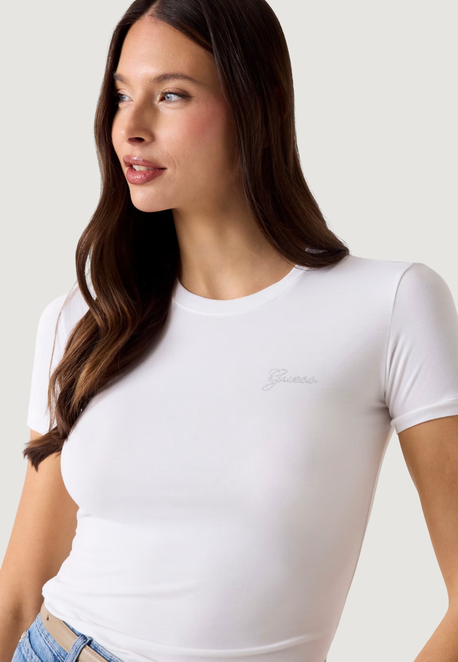 T-shirts Guess NEW SS CN MINI LOGO