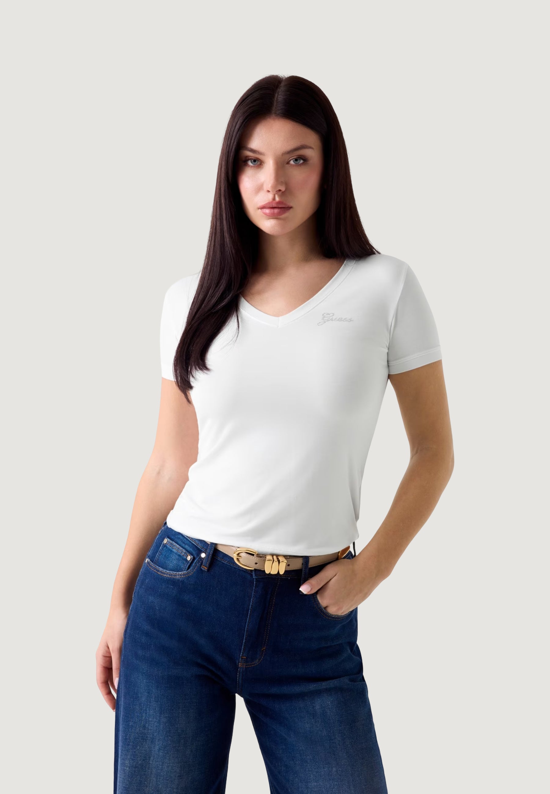 T-shirts Guess NEW SS VN MINI LOGO