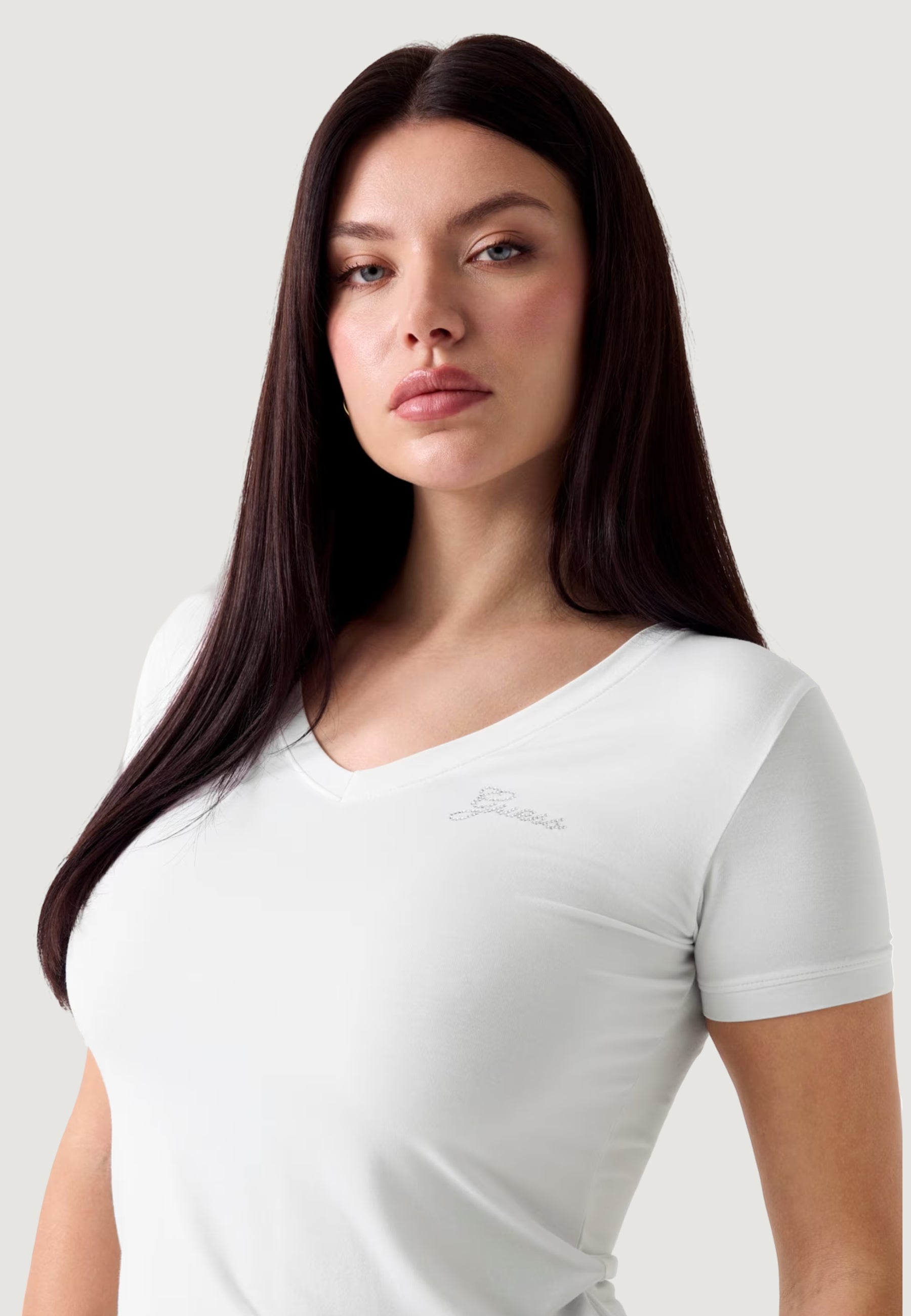 T-shirts Guess NEW SS VN MINI LOGO