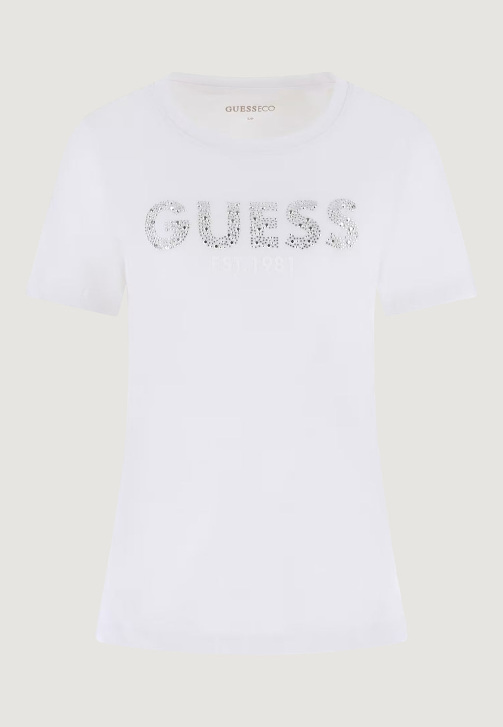 T-shirt Guess SS CN GUESS STUDS SCRIPT TEE