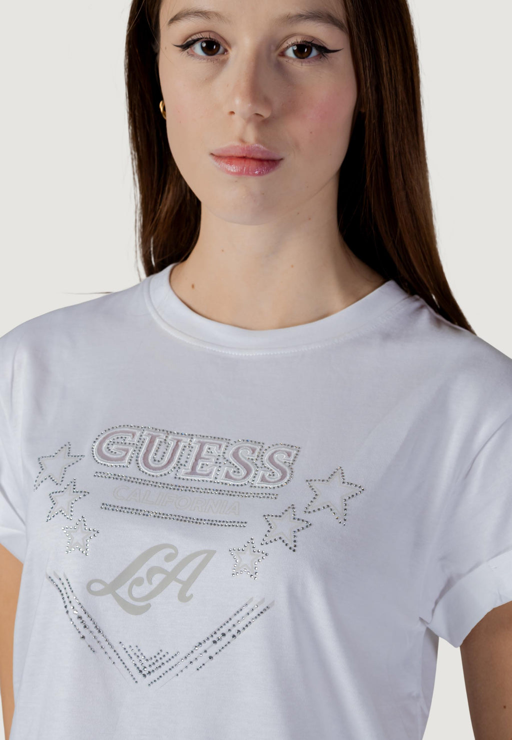 T-shirt Guess SS CN LA STARS TEE