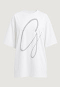 T-shirts Guess SS CN MAXI G STUDS TEE