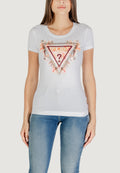 T-shirt Guess SS TRIANGLE FLOWERS TEE