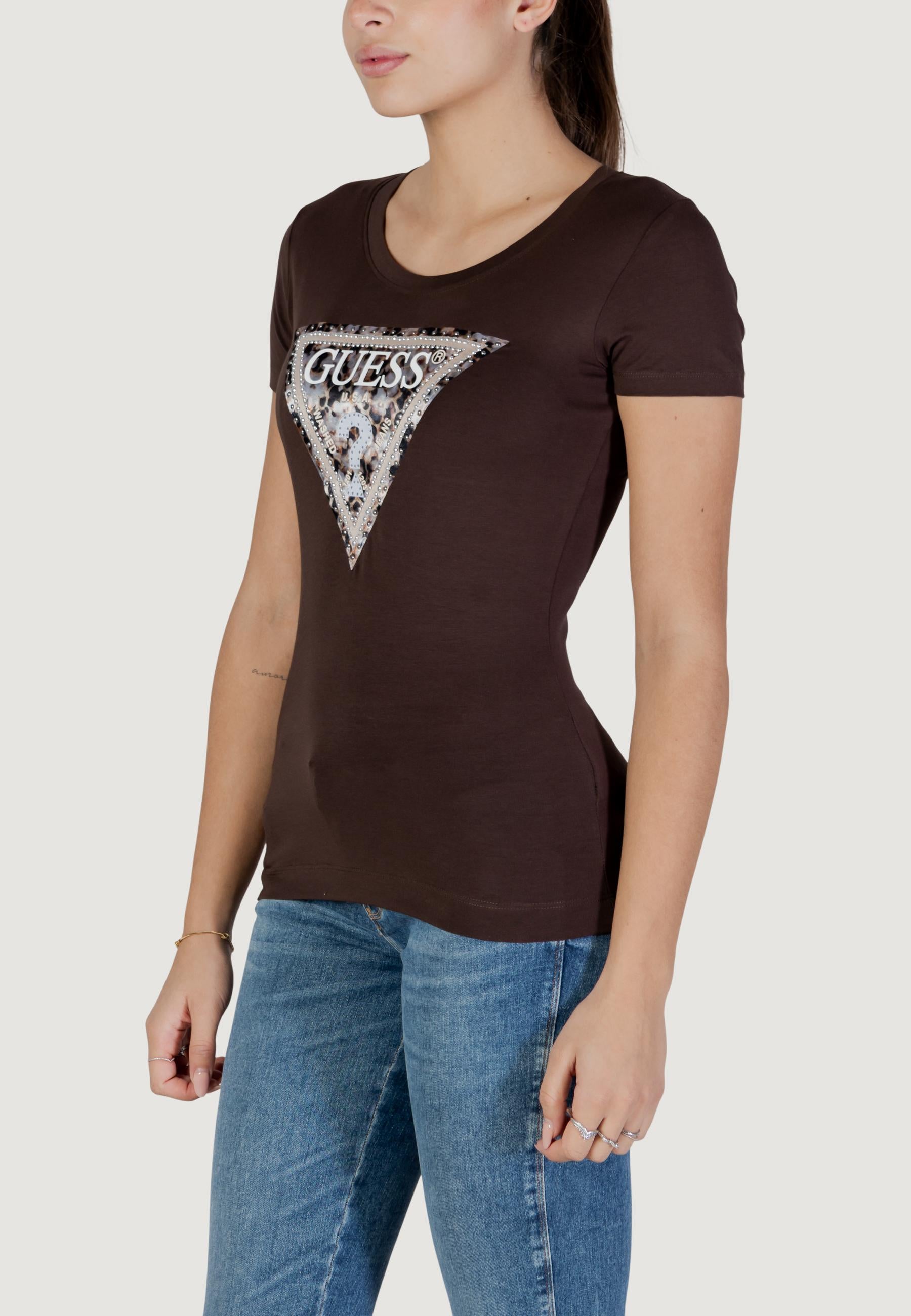 T-shirt Guess SS CN LEO TRIANGLE TEE