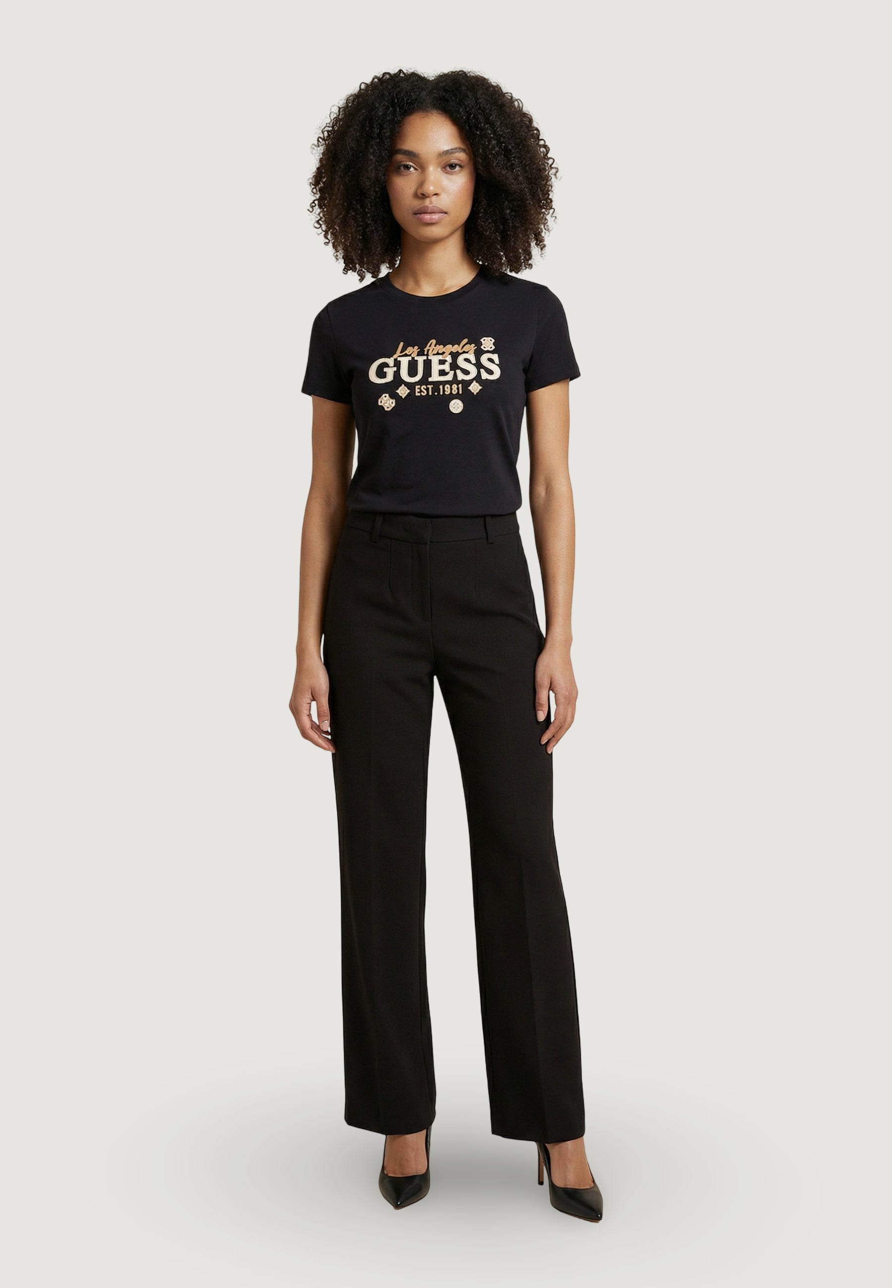 T-shirt Guess AGNES SS CN T-SHIRT