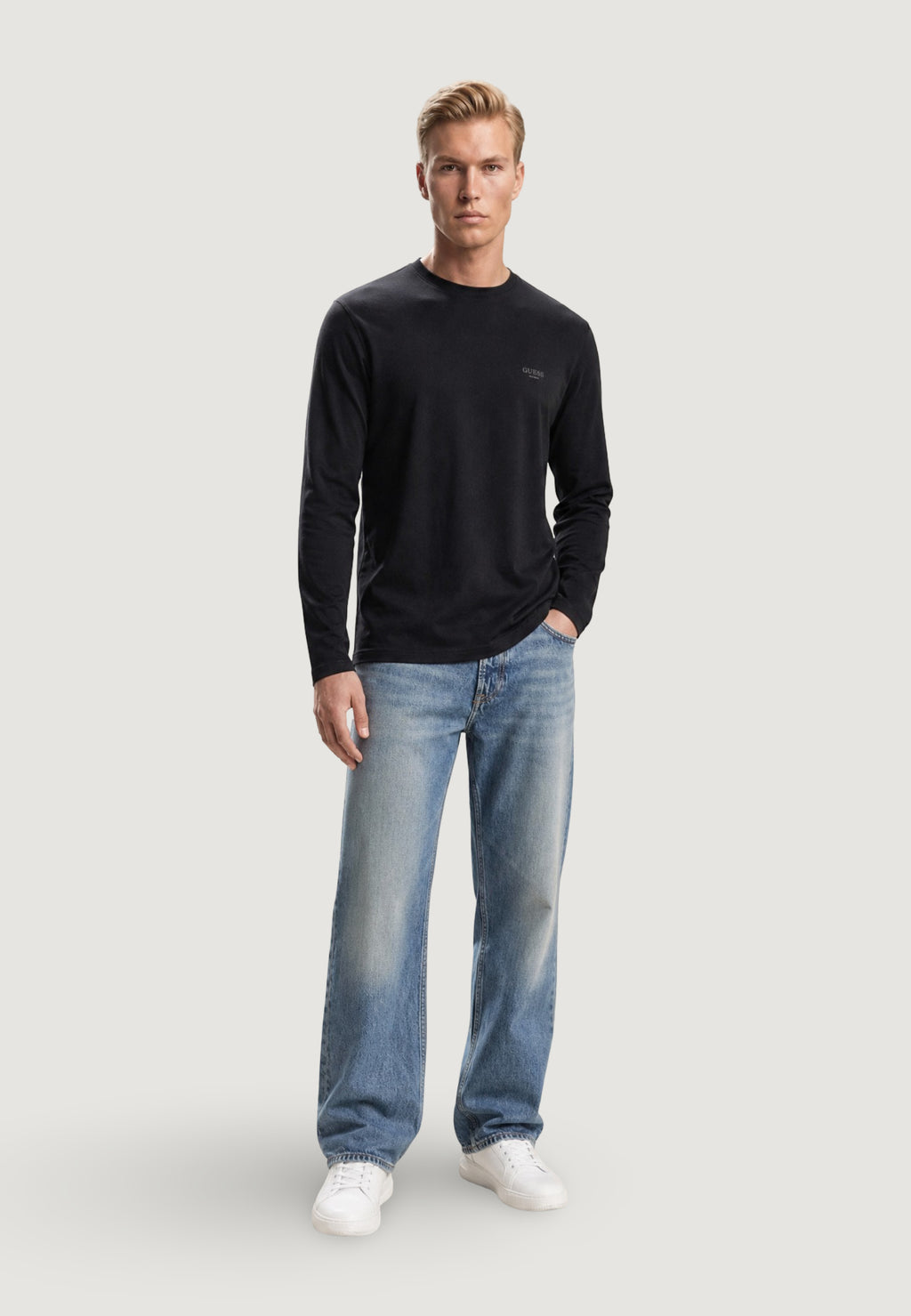 T-shirt manica lunga Guess CN LS CORE EXTRA SLI