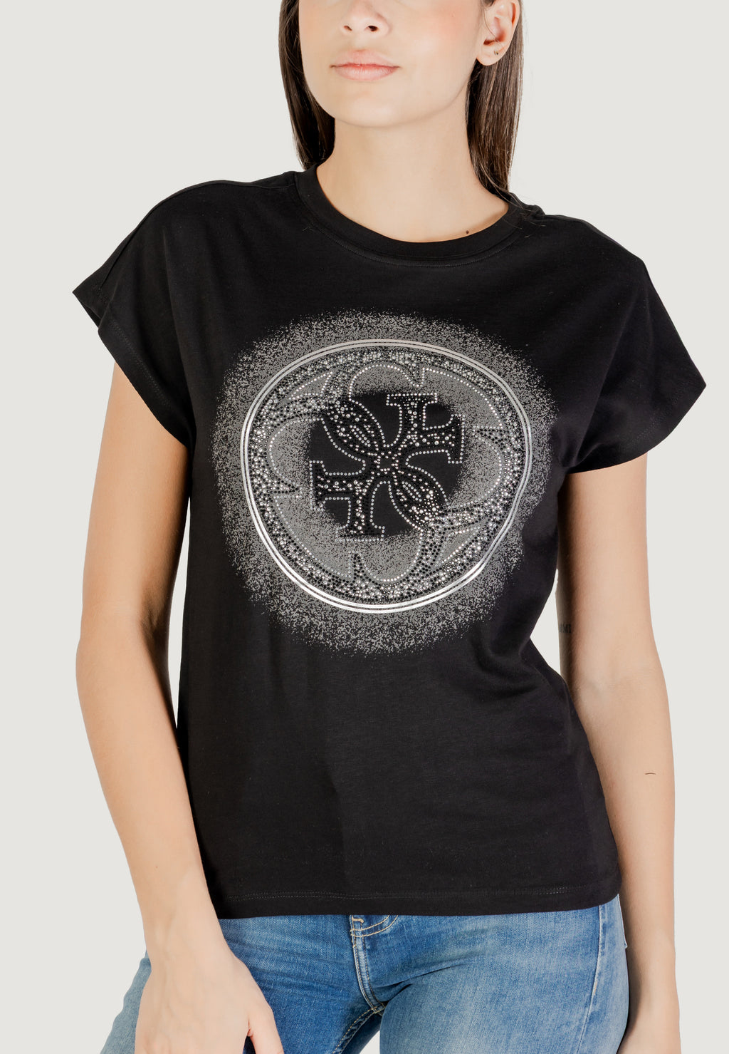 T-shirts Guess CN SS 4G SHADED HOTFIX