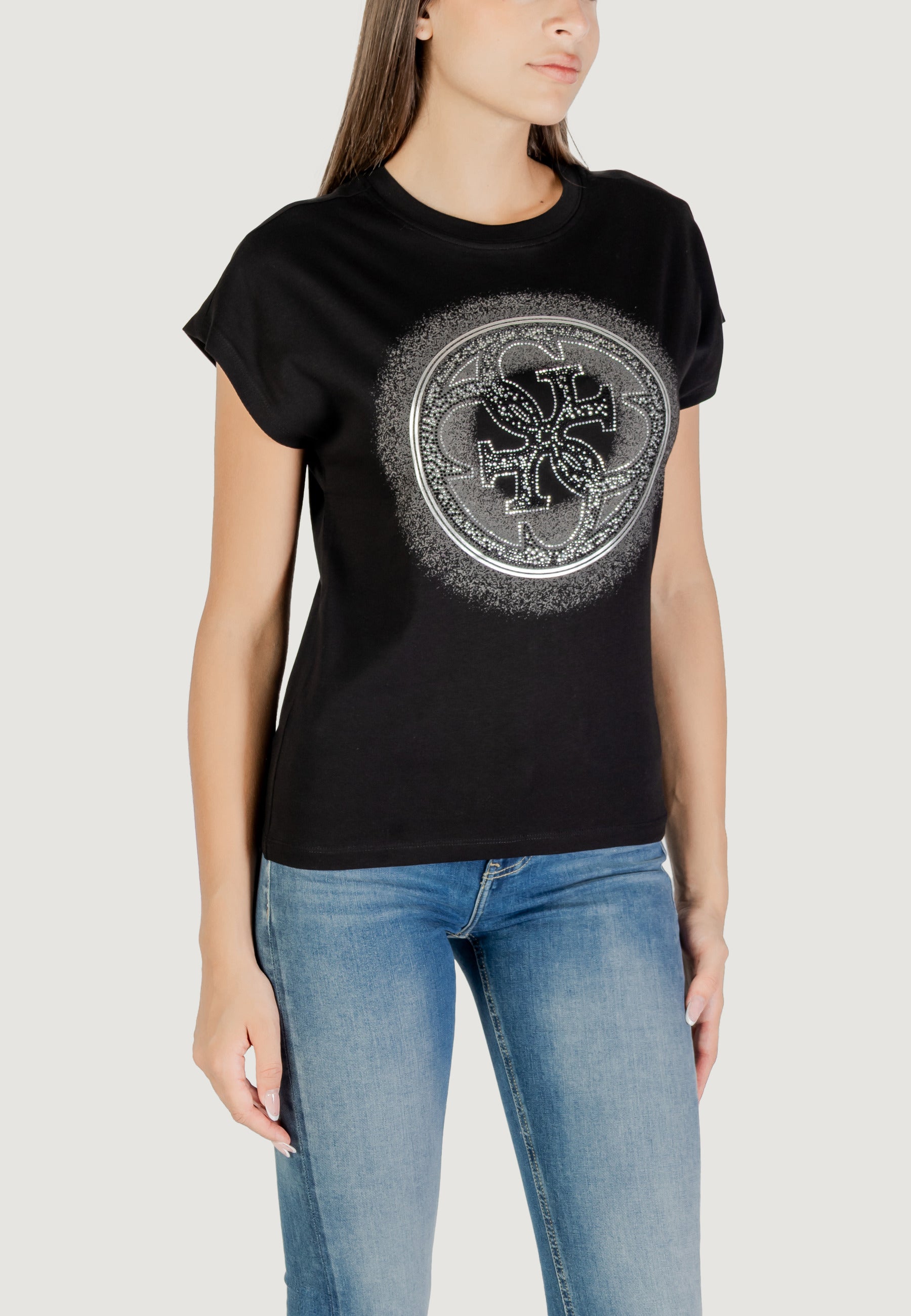 T-shirts Guess CN SS 4G SHADED HOTFIX