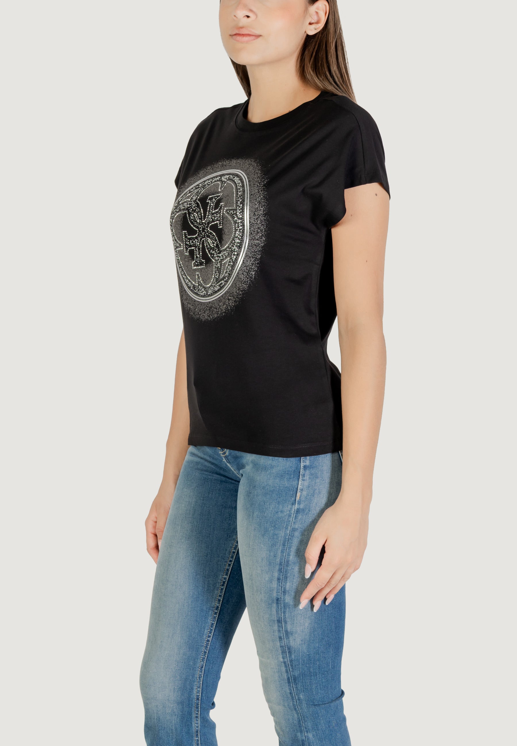 T-shirts Guess CN SS 4G SHADED HOTFIX