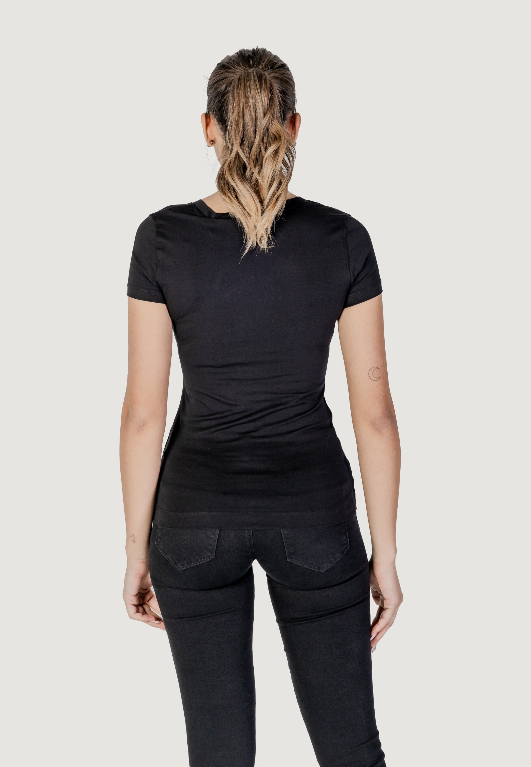 T-shirt Guess CN SS GLITTER DEGRAD