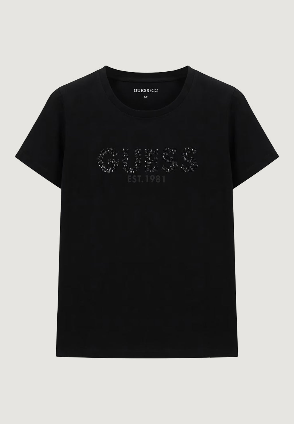 T-shirt Guess SS CN GUESS STUDS SCRIPT TEE