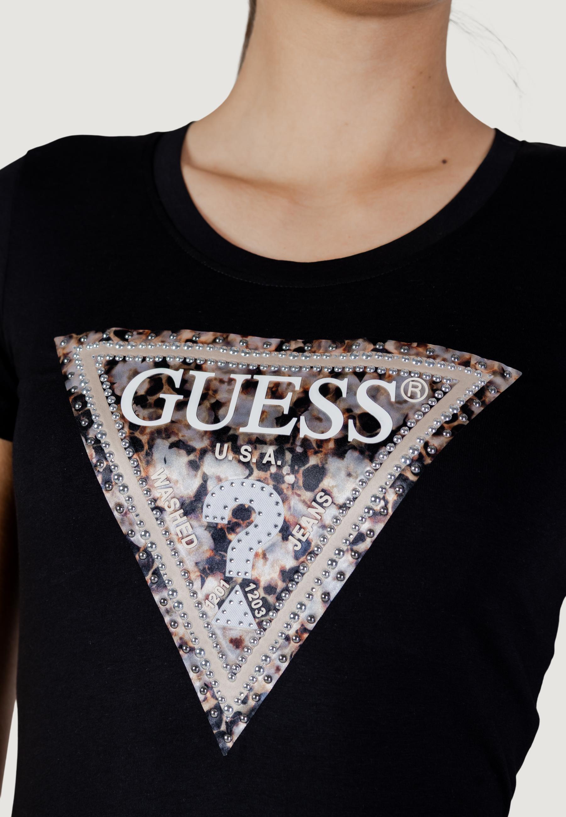 T-shirt Guess SS CN LEO TRIANGLE TEE