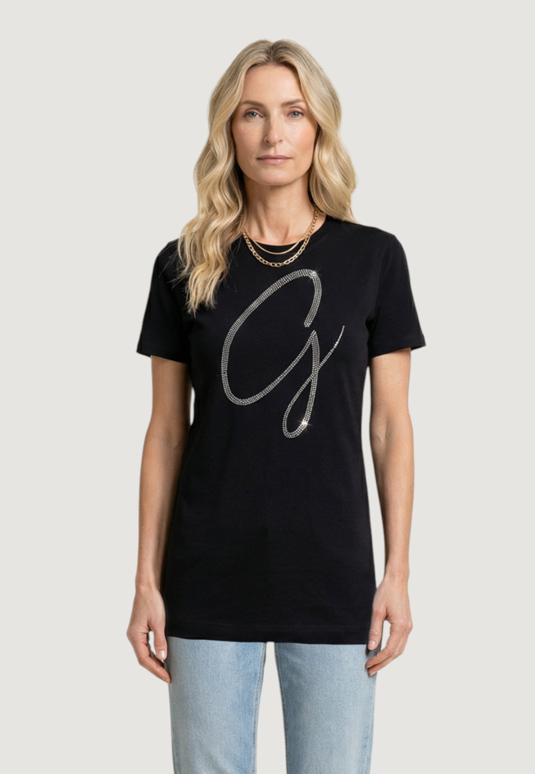 T-shirt Guess SS CN MAXI G STUDS TEE
