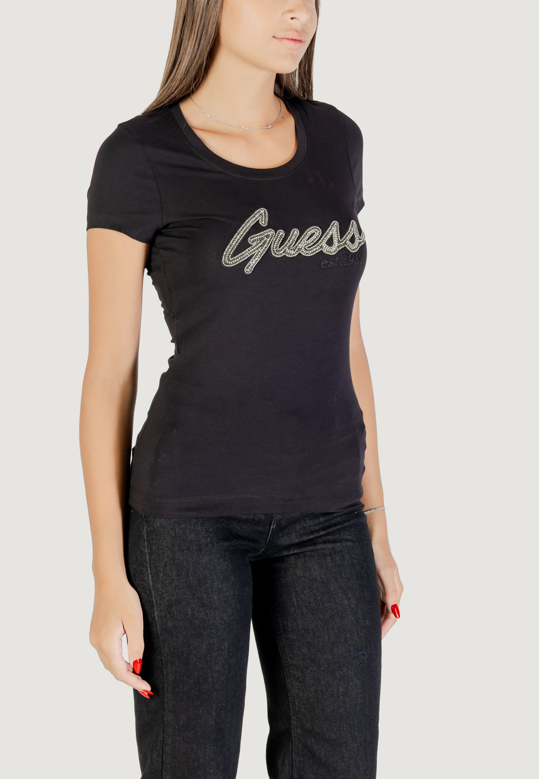 T-shirts Guess SS LOGO HOT FIX TEE