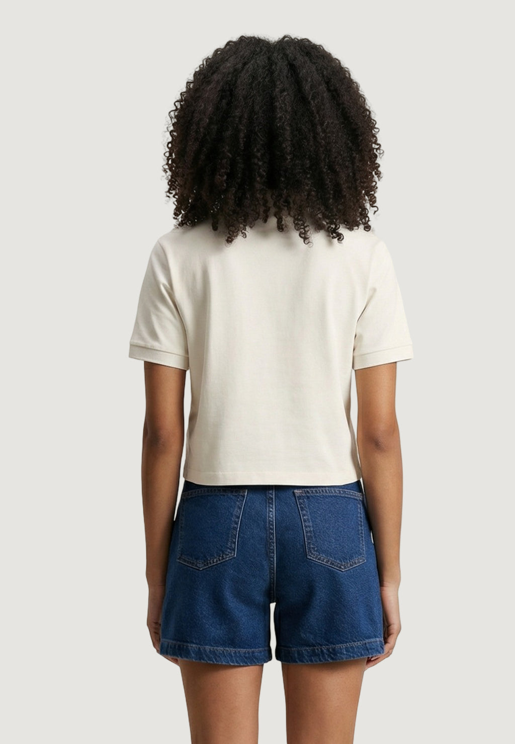 T-shirt Guess SILVY BOXY POLO SHIRT