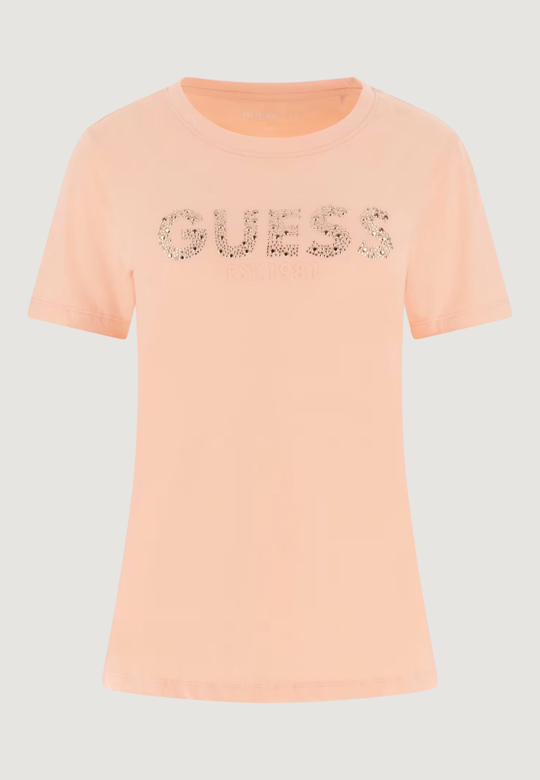 T-shirt Guess SS CN GUESS STUDS SCRIPT TEE