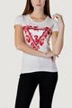 T-shirts Guess SS CN FLOWERS TRIANGLE TEE