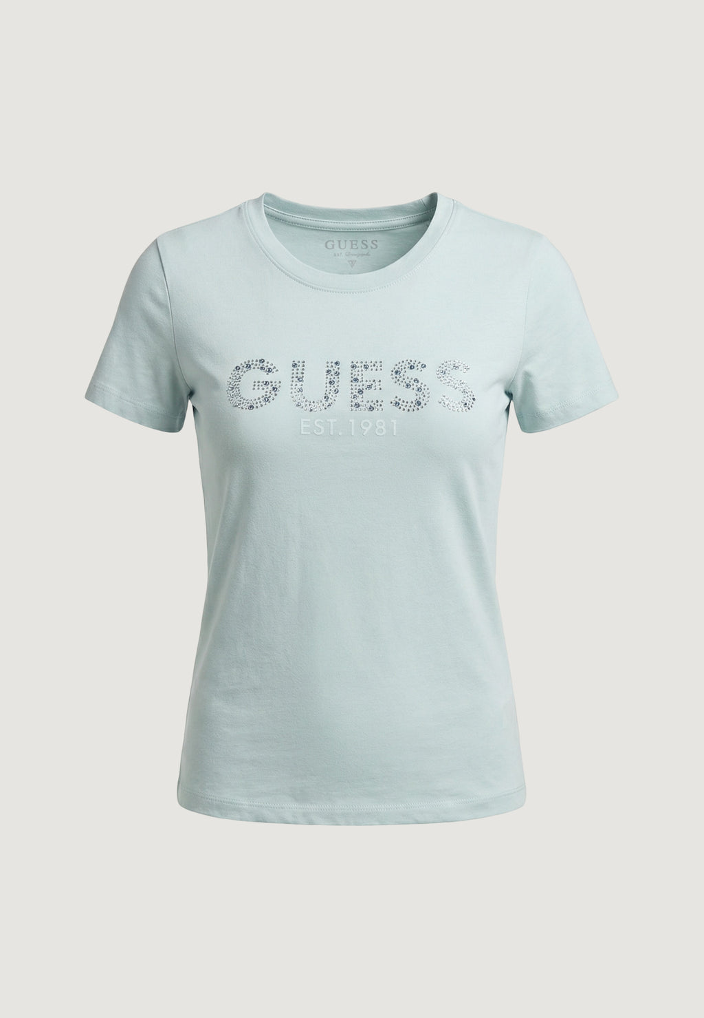 T-shirt Guess SS CN GUESS STUDS SCRIPT TEE