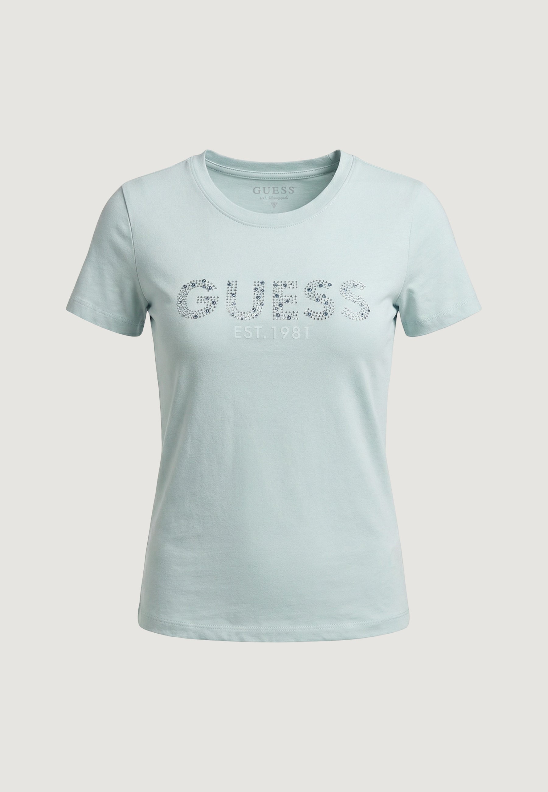 T-shirt Guess SS CN GUESS STUDS SCRIPT TEE
