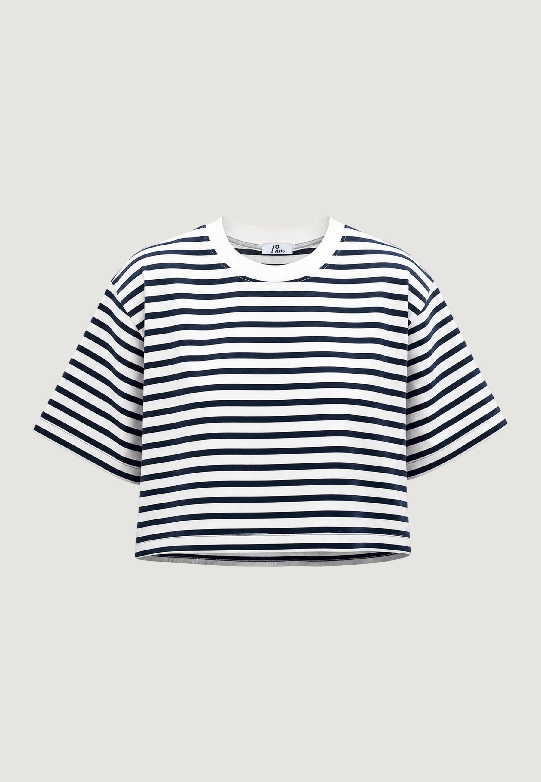 T-shirts I am Top Cotone Righe