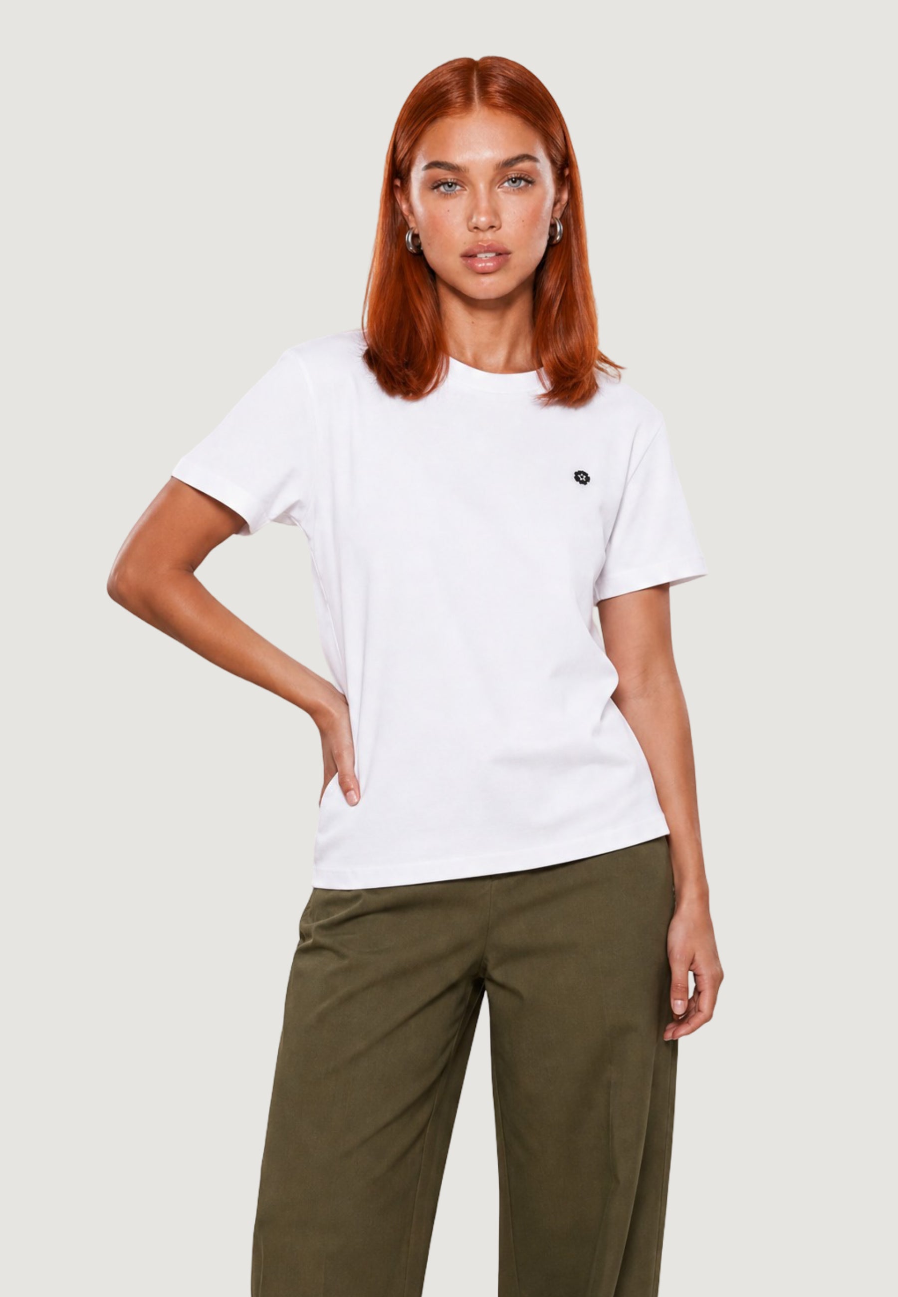 T-shirts I am T-shirt Cotone Ricamo