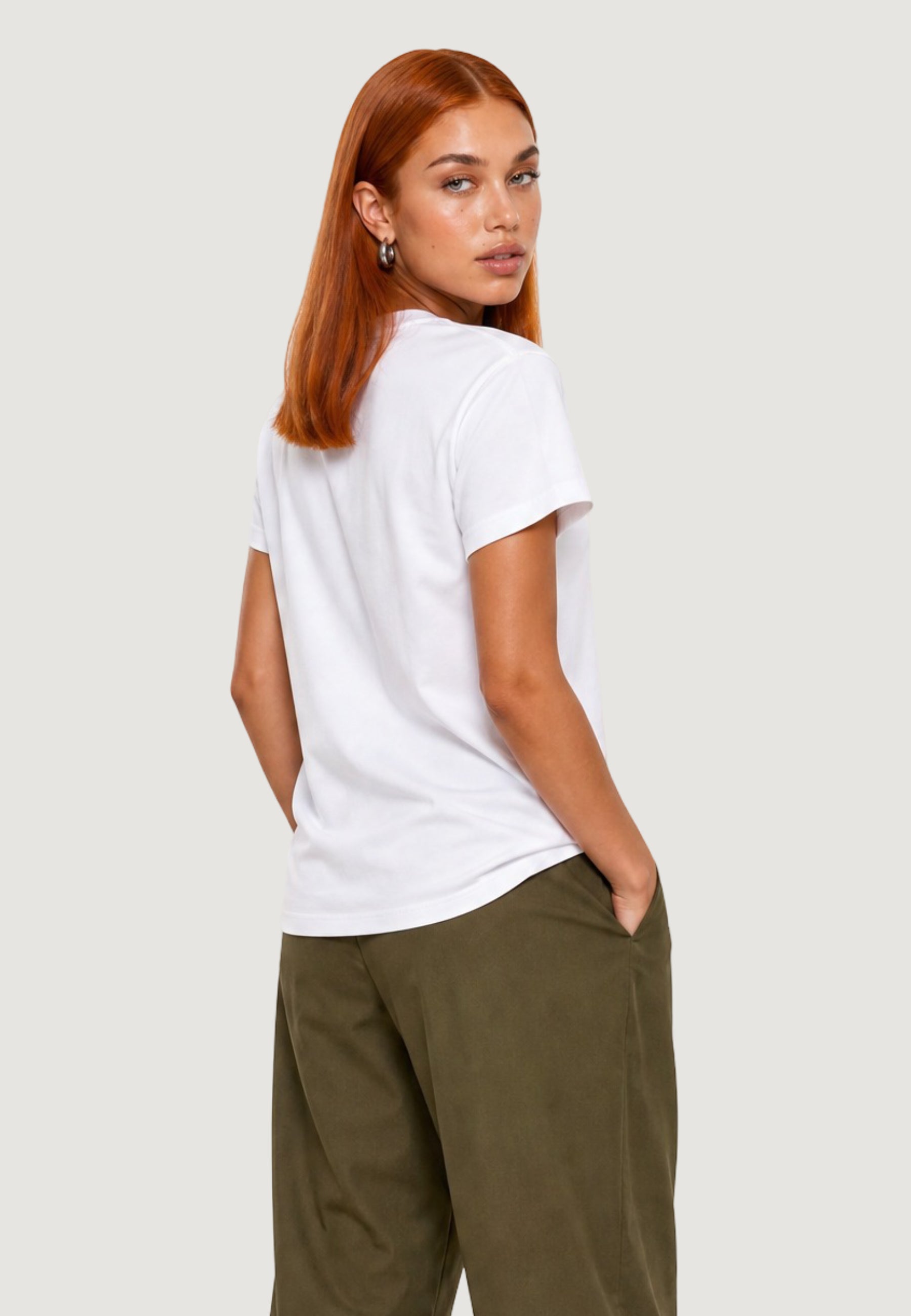 T-shirts I am T-shirt Cotone Ricamo
