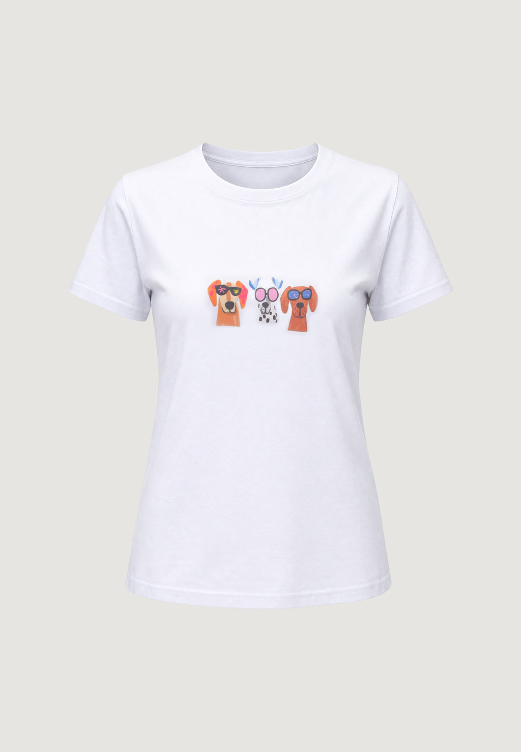 T-shirts I am T-SHIRT HEAVY COTTON STAMPA CAGNOLINI