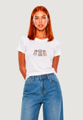 T-shirts I am T-SHIRT HEAVY COTTON STAMPA GATTINI