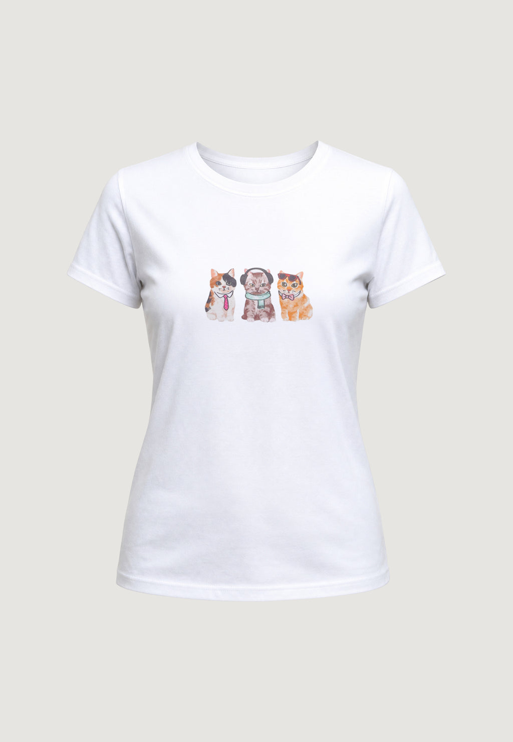 T-shirts I am T-SHIRT HEAVY COTTON STAMPA GATTINI