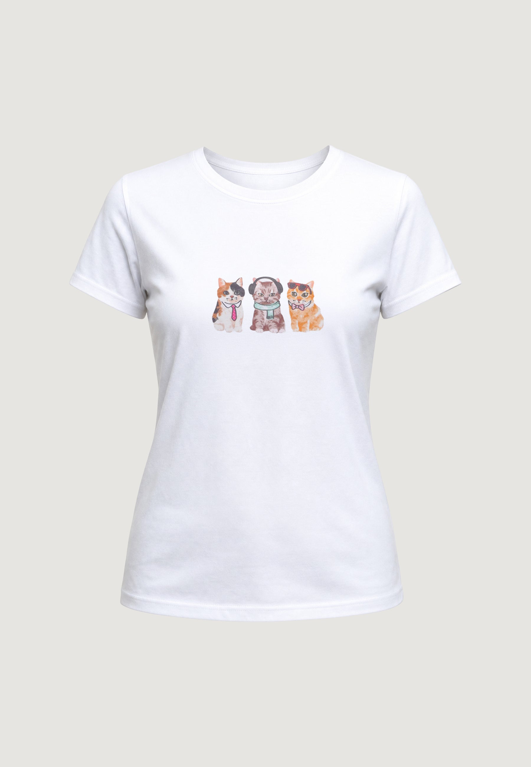 T-shirts I am T-SHIRT HEAVY COTTON STAMPA GATTINI