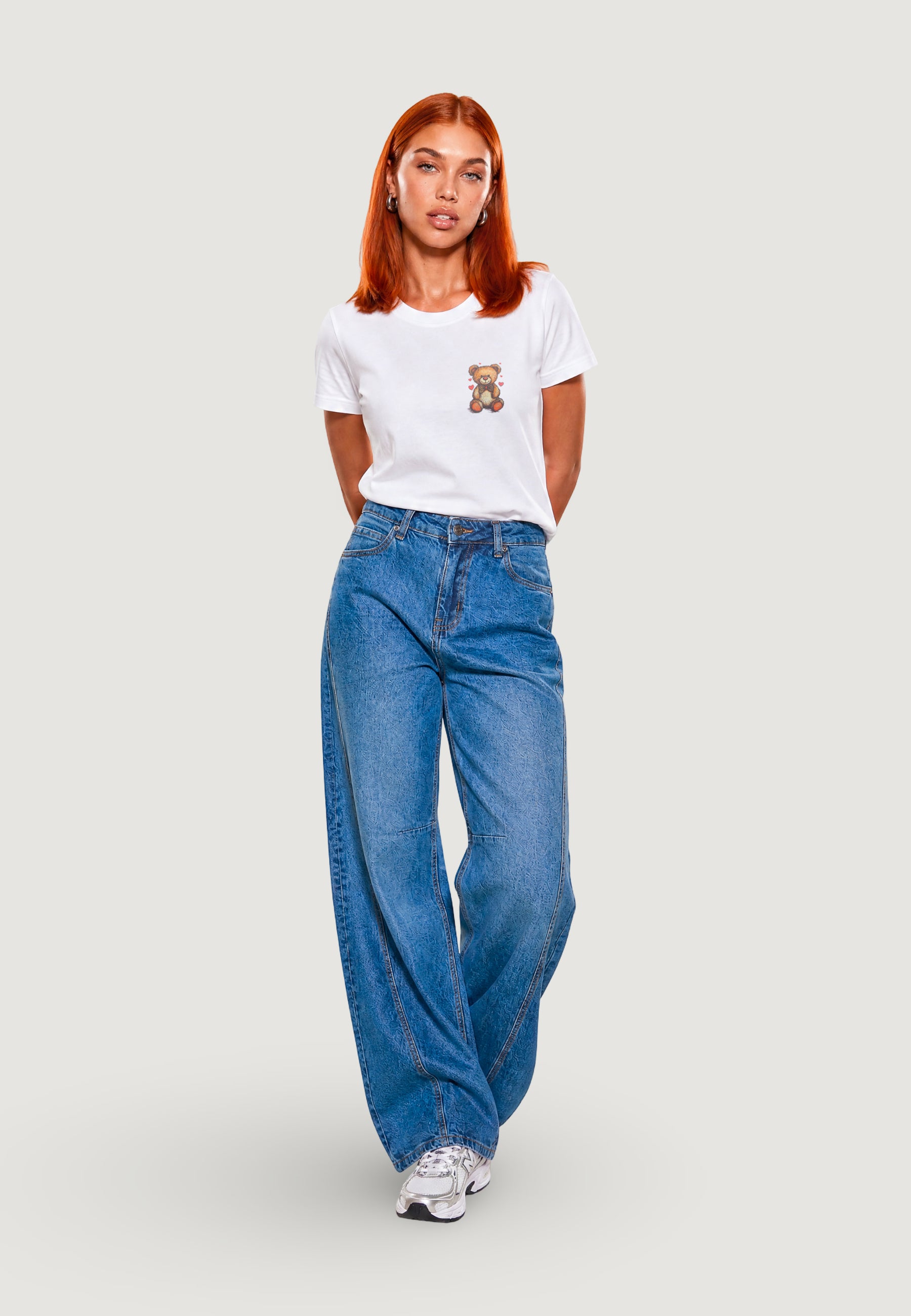 T-shirts I am T-SHIRT HEAVY COTTON STAMPA ORSETTO