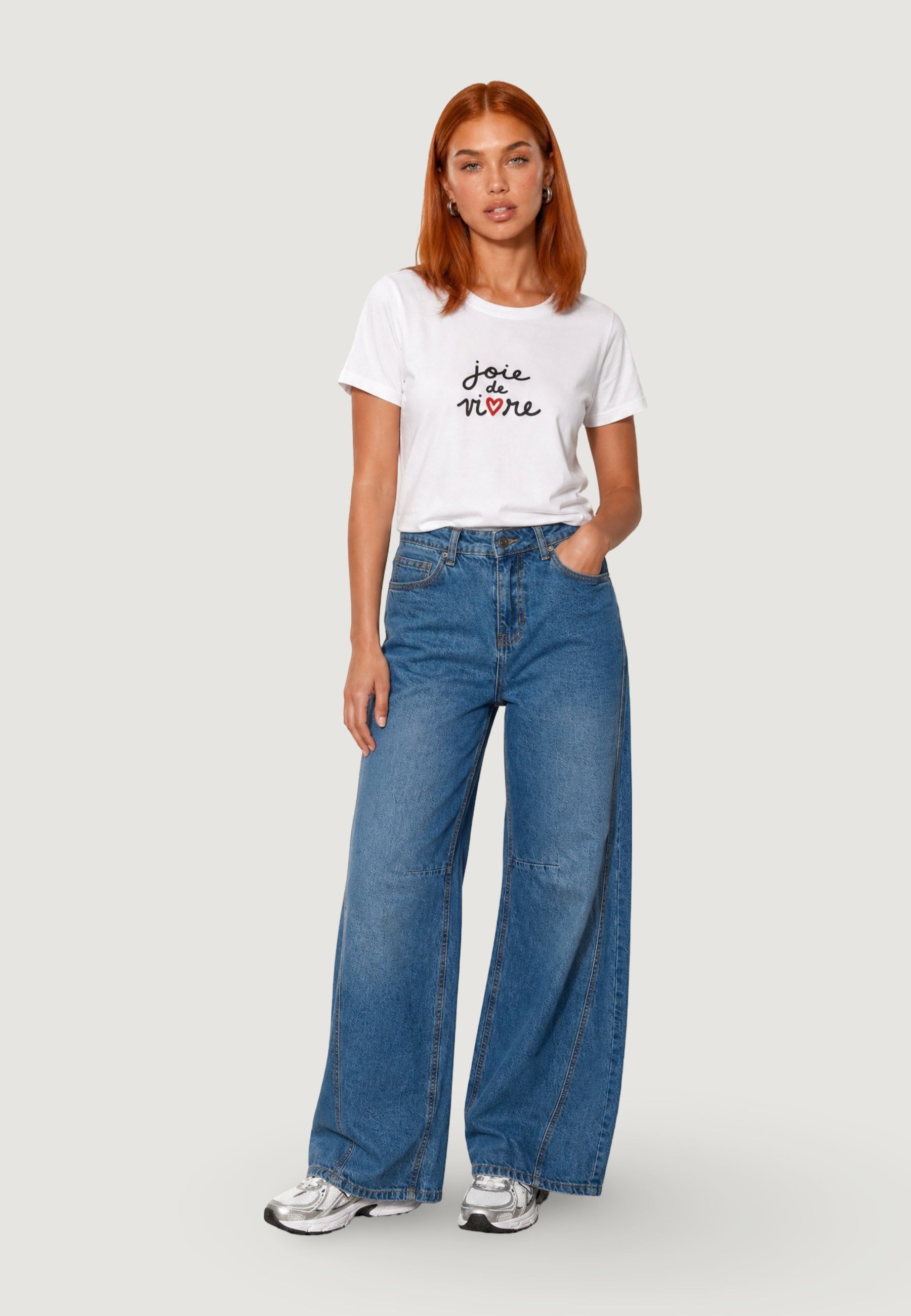 T-shirts I am T-SHIRT HEAVY COTTON STAMPA SCRITTA JOIE VIVRE