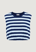 T-shirt I am Top Viscosa Righe