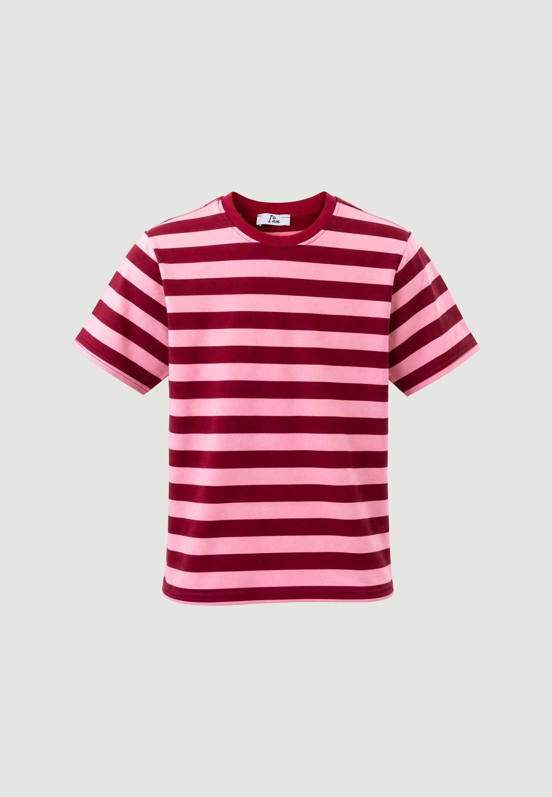 T-shirt I am Maglietta Viscosa Rigata
