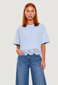 T-shirts I am T-shirt Cotone Pizzo