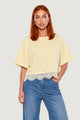 T-shirts I am T-shirt Cotone Pizzo