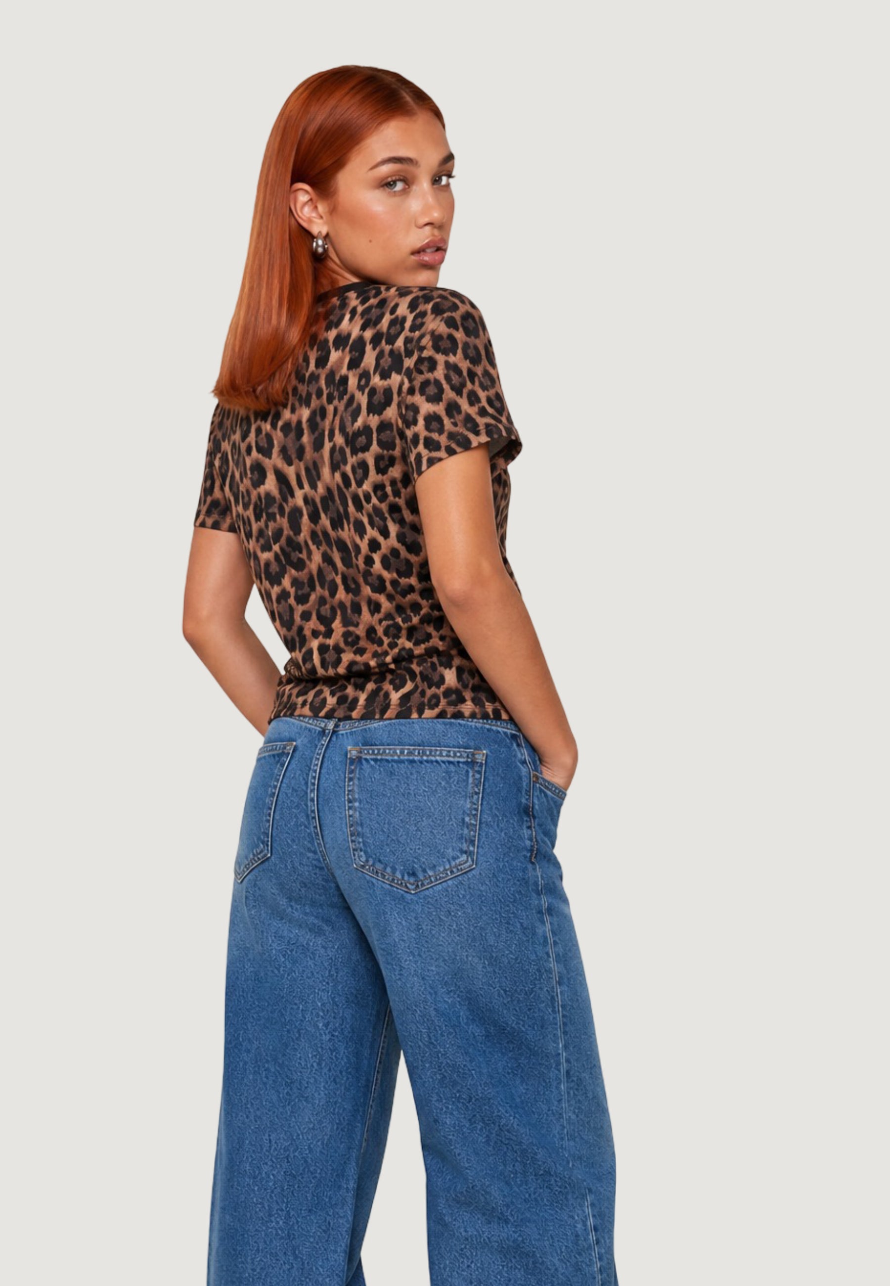 T-shirt I am T-shirt Cotone Stampa Zebra