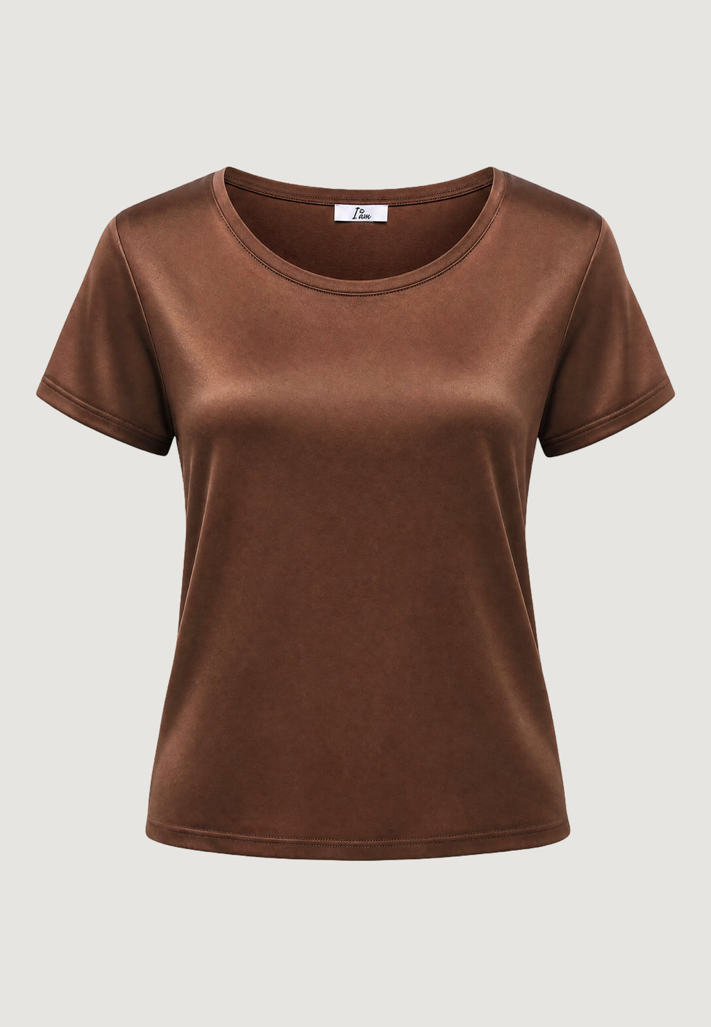 T-shirt I am Top Viscosa Satinato