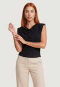 T-shirt I am Top Cotone Scollo Morbido