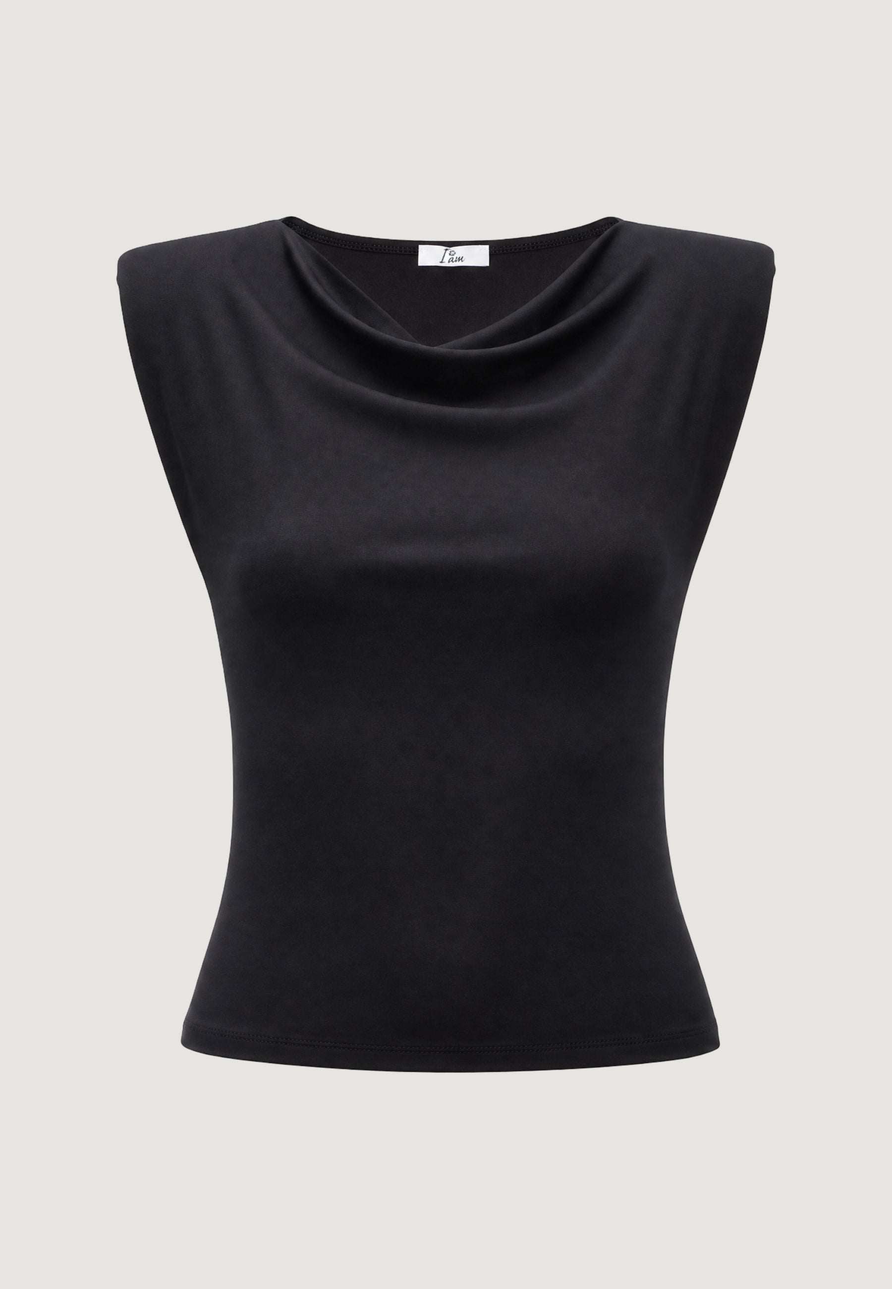 T-shirt I am Top Cotone Scollo Morbido