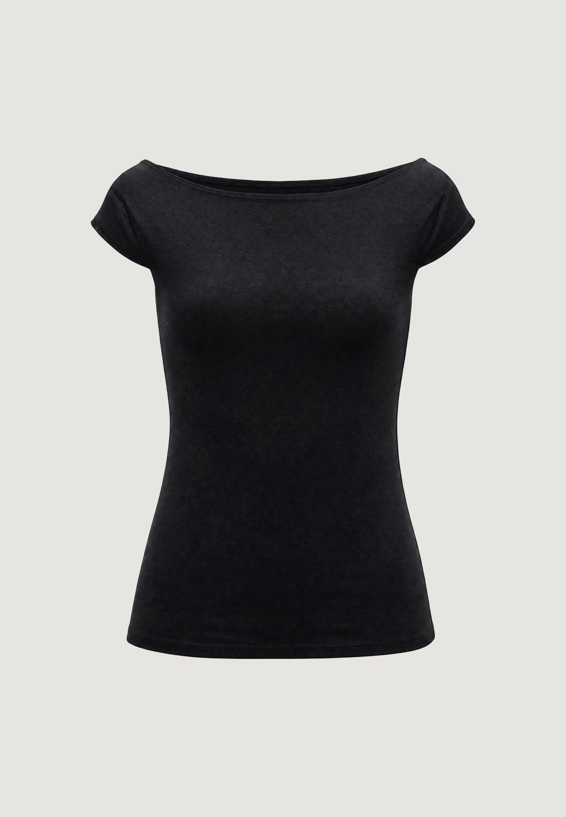 T-shirt I am TOP CON SCOLLO DIETRO