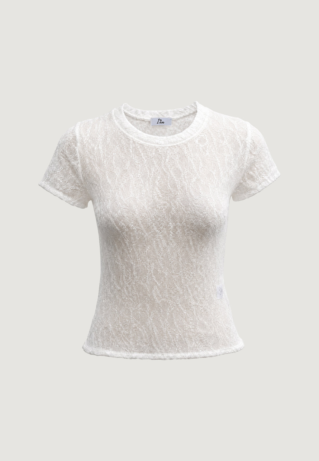 T-shirt I am Top Trasparente
