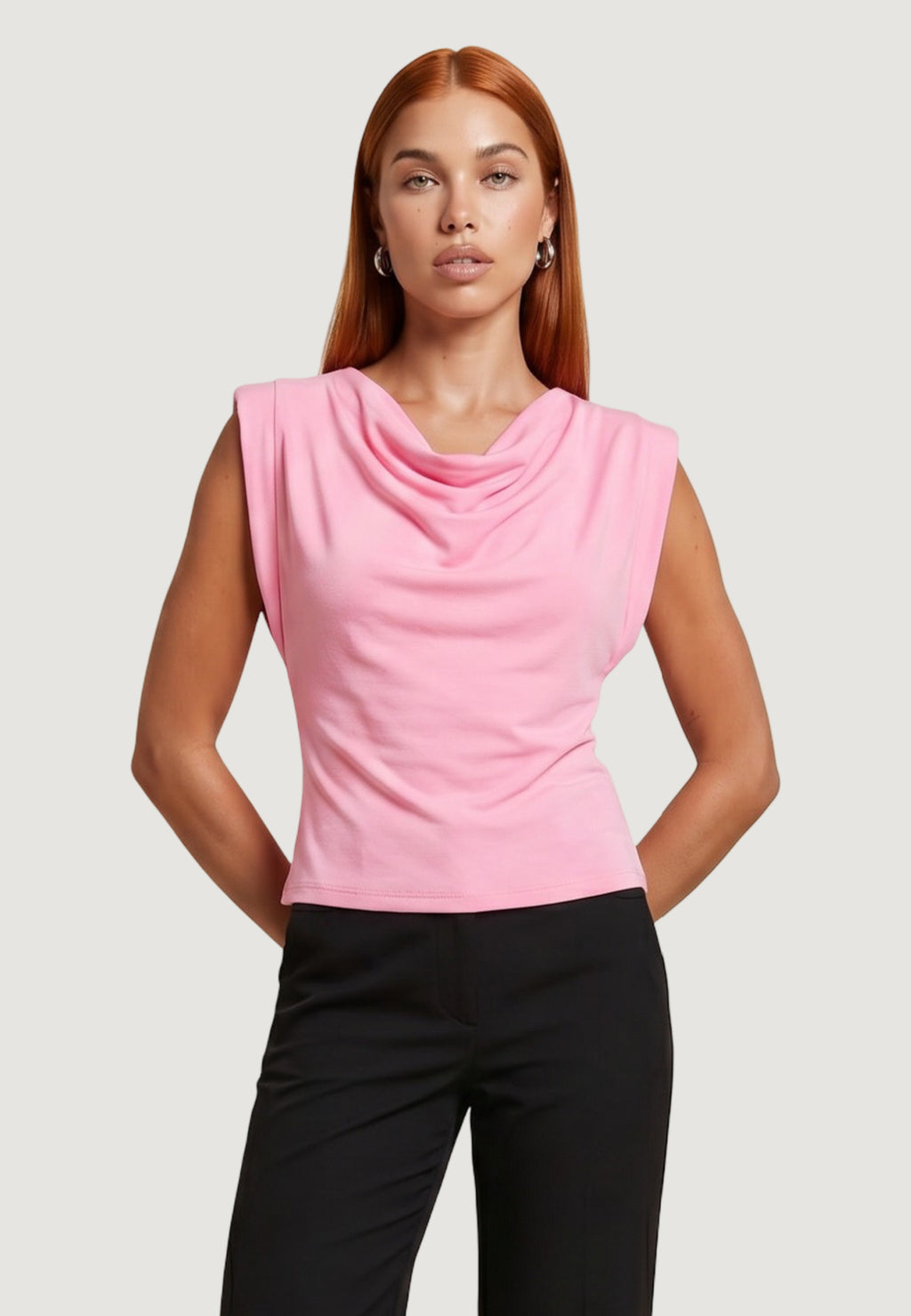 T-shirt I am Top Cotone Scollo Morbido